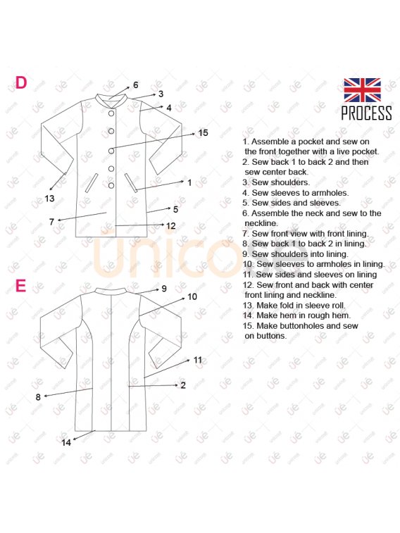 ABRIGO CORTE RECTO MUJER 2104