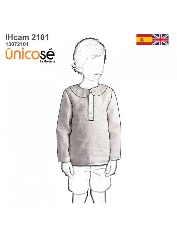 CAMISA CUELLO BEBE NIÑO 2101