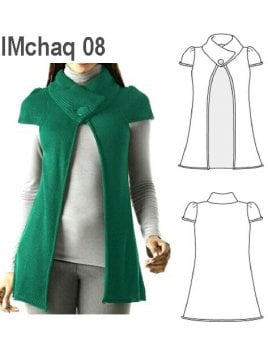 ABRIGO TEJIDO MANGA CORTA NIÑA