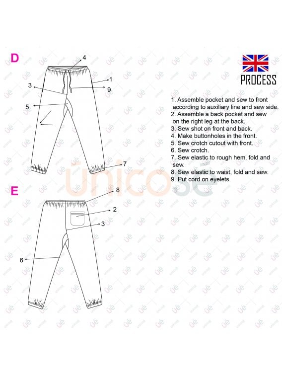 PANTALON SIN COSTURA HOMBRE 2102