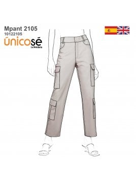 PANTALON CARGO MUJER 2105