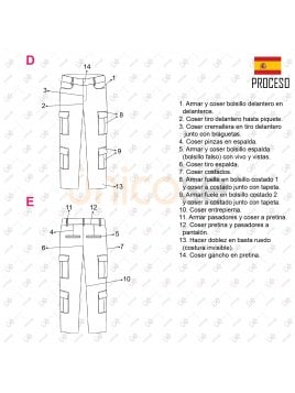 PANTALON CARGO MUJER 2105