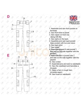 PANTALON CARGO MUJER 2105