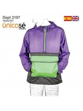 DEPORTE CORTAVIENTO CANGURO 2107