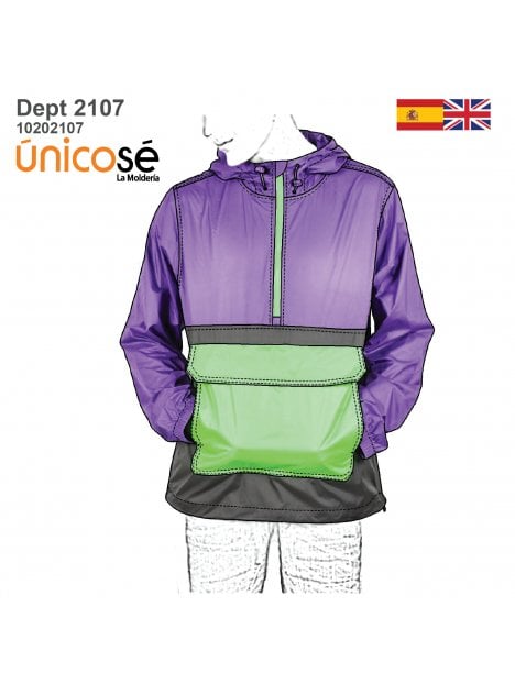 DEPORTE CORTAVIENTO CANGURO 2107
