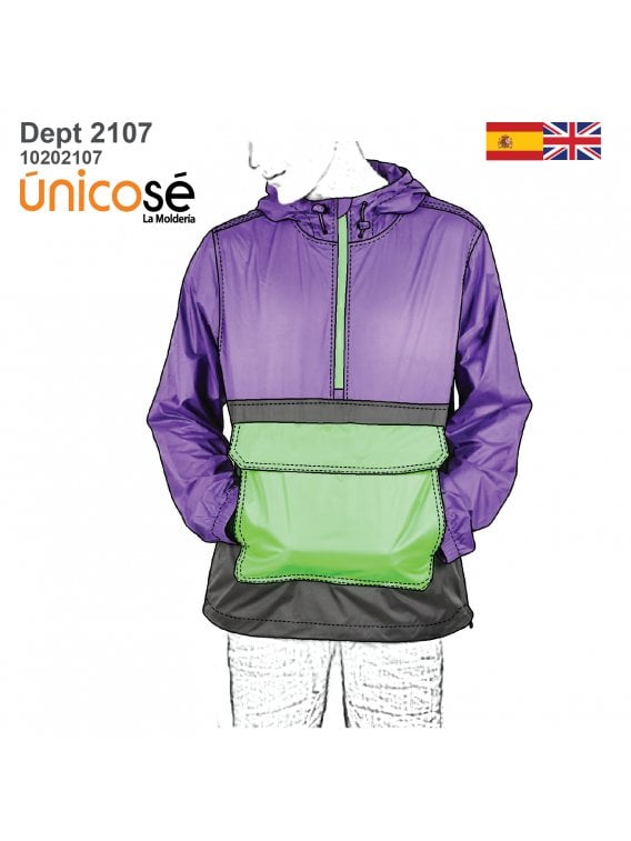 DEPORTE CORTAVIENTO CANGURO 2107