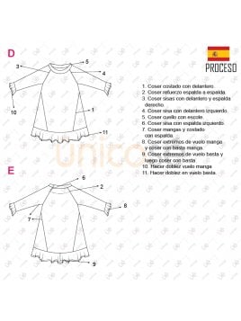 VESTIDO RAGLAN NIÑA 2101