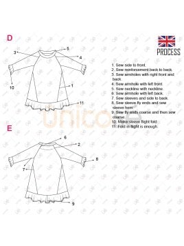 VESTIDO RAGLAN NIÑA 2101