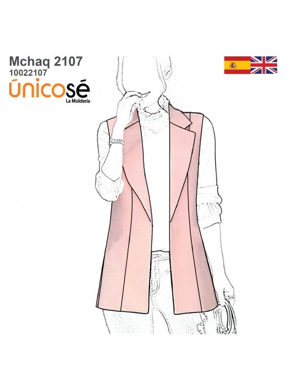 CHAQUETA SIN MANGAS MUJER 2107