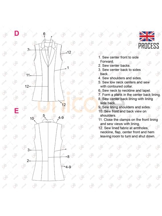 CHAQUETA SIN MANGAS MUJER 2107