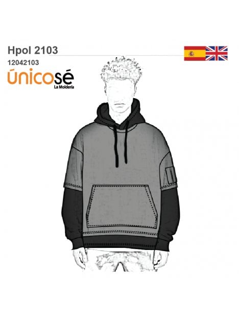 POLERON OVERSIZE HOMBRE 2103