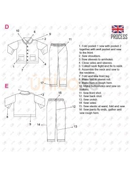 PIJAMA 2 PIEZAS NIÑA 2102