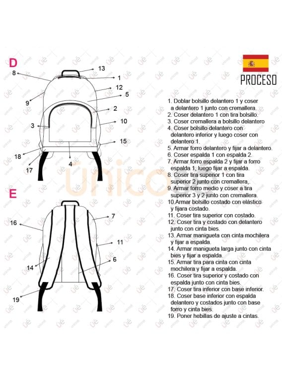 BOLSO MOCHILA ESCOLAR ACC 2108