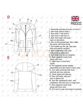 CHAQUETA DOBLE CIERRE MUJER 2108