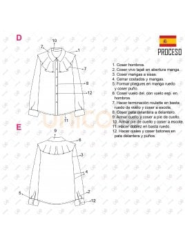 BLUSA VOLADOS NIÑA 2101