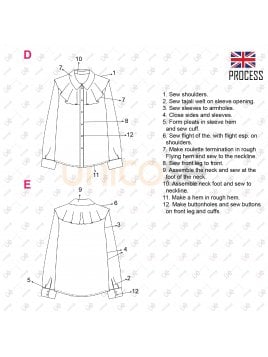 BLUSA VOLADOS NIÑA 2101