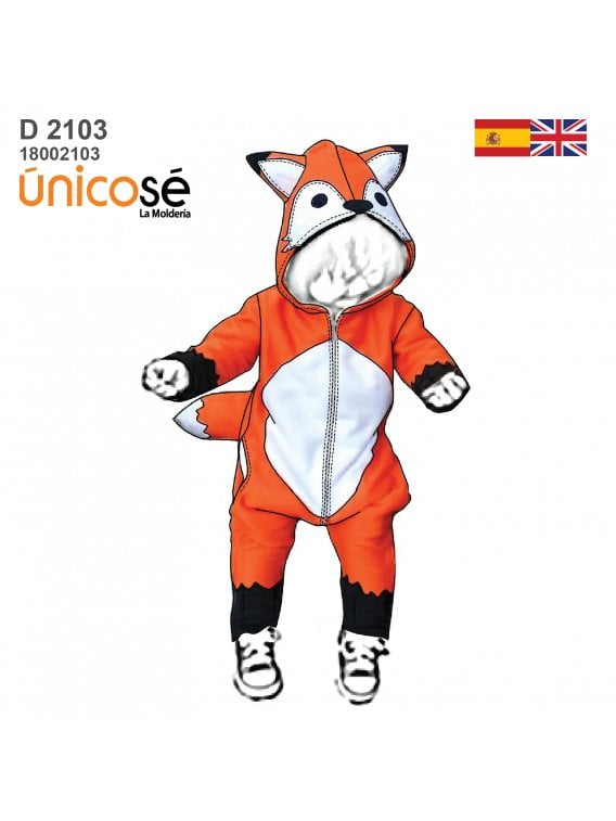 DISFRAZ DE ZORRO BEBE 2103