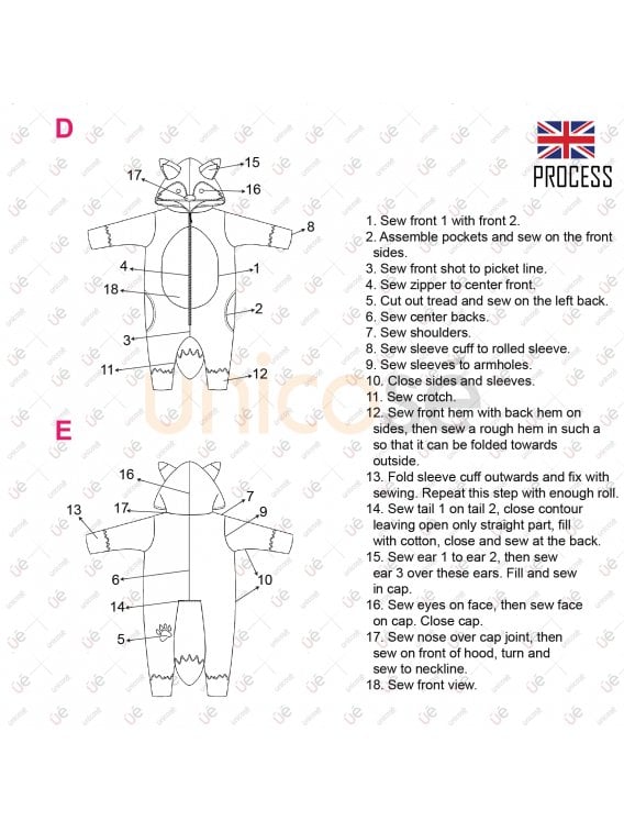 DISFRAZ DE ZORRO BEBE 2103
