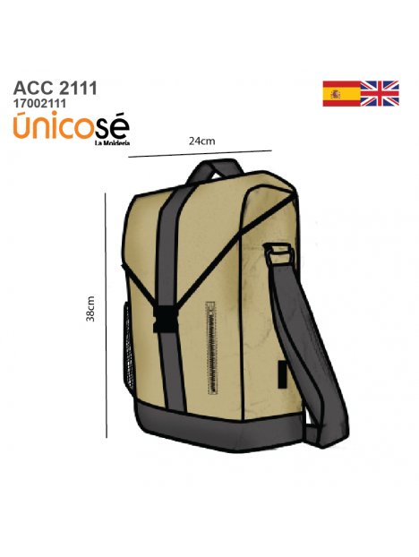 Molde bolso morral ACC 2111