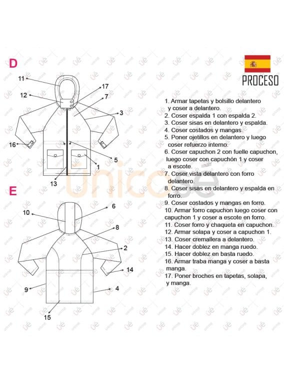 CHAQUETA IMPERMEABLE MUJER 2109