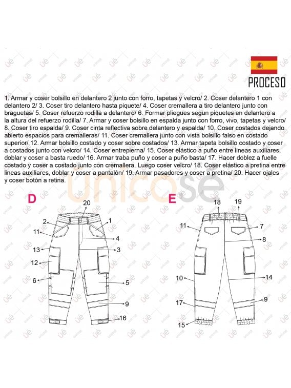 PANTALON BOMBERO RT 2112
