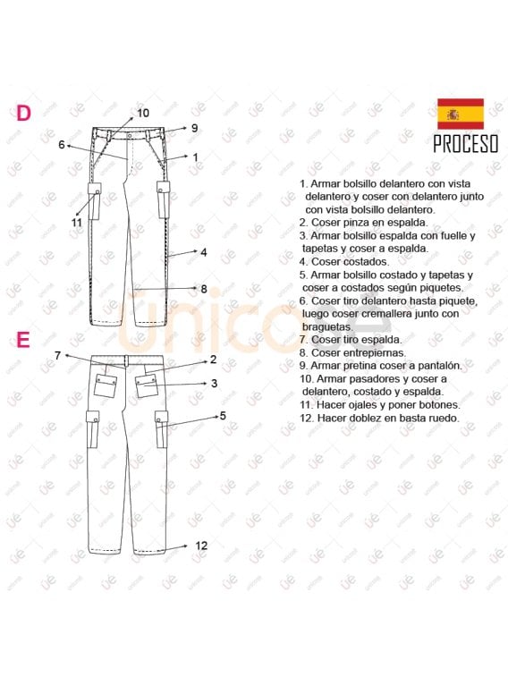 PANTALON CARGO HOMBRE RT 2113