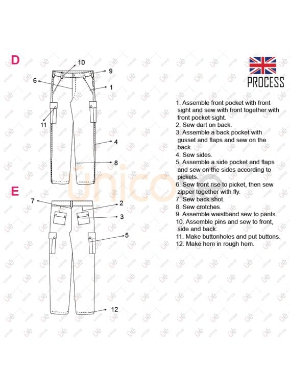 PANTALON CARGO HOMBRE RT 2113