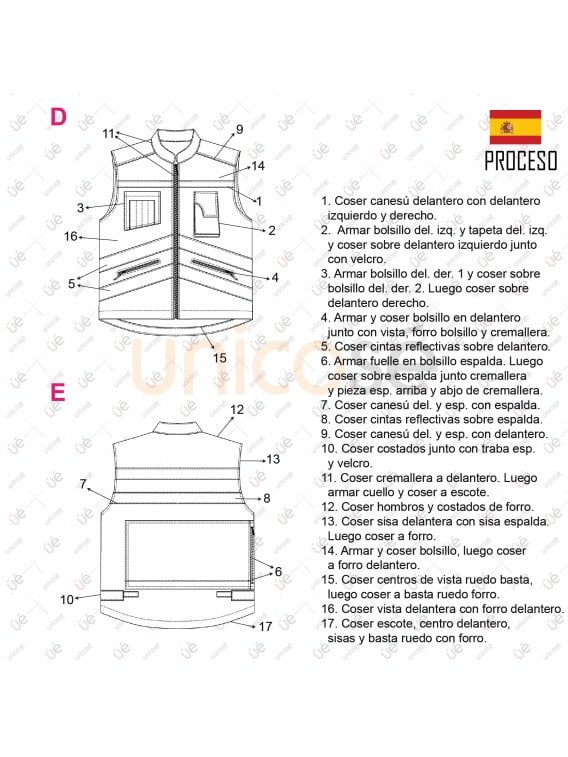 CHALECO GEOLOGO RT 2114
