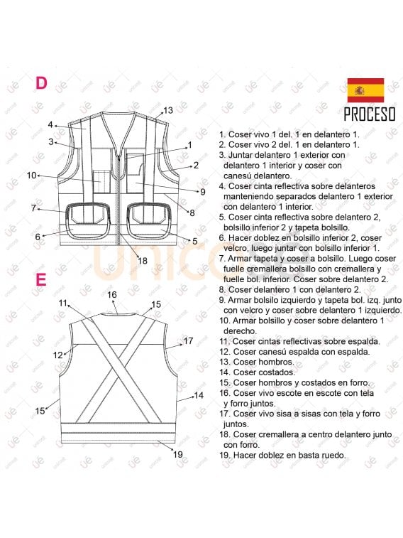 CHALECO GEOLOGO RT 2115