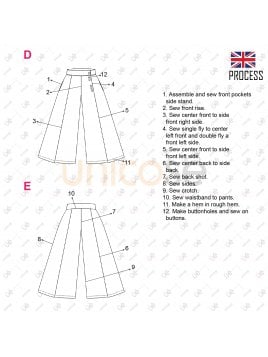 PANTALON CULOTTE MUJER 2107