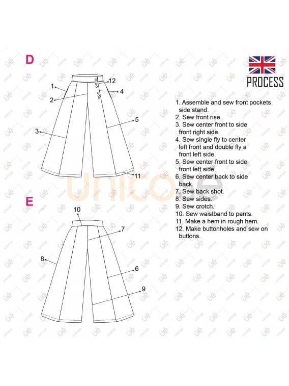 PANTALON CULOTTE MUJER 2107