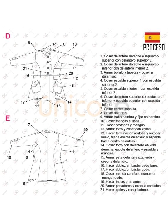 ABRIGO EVASE NIÑA 2101