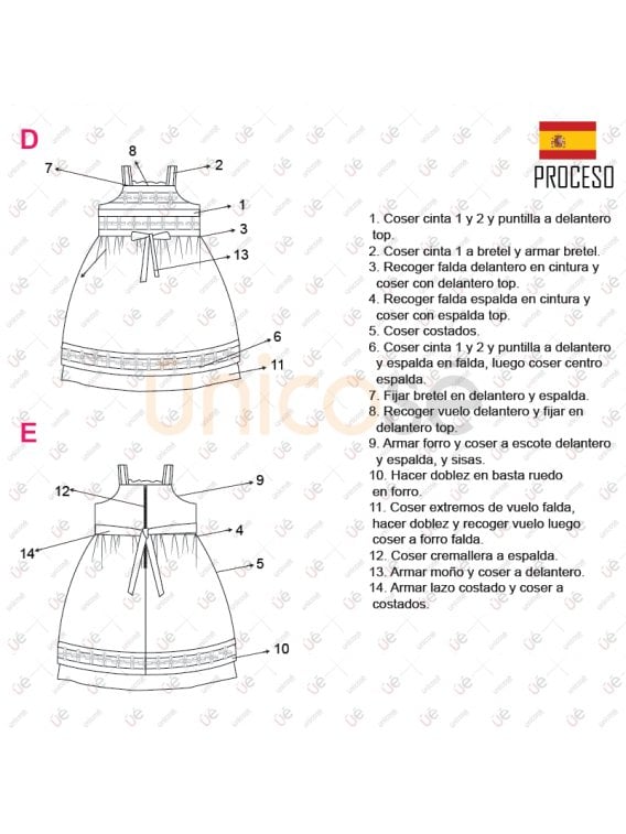 VESTIDO IMPERIO NIÑA 2102