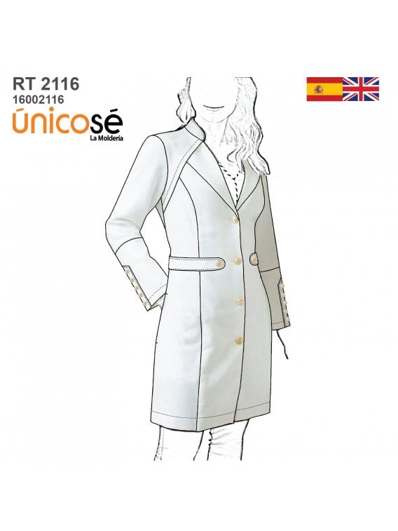 DELANTAL MEDICO MUJER RT 2116