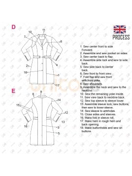 DELANTAL MEDICO MUJER RT 2116