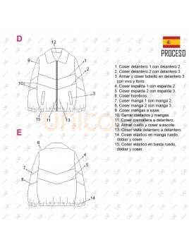 CHAQUETA TEDDY COLOR BLOCK MUJER 2111