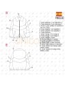 CHAQUETA TEDDY COLOR BLOCK MUJER 2111
