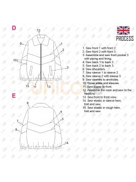 CHAQUETA TEDDY COLOR BLOCK MUJER 2111