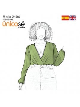 BLUSA CRUZADA MUJER 2104