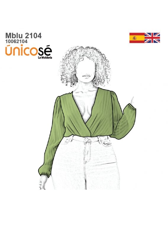 BLUSA CRUZADA MUJER 2104