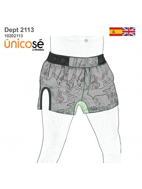 DEPORTE SHORT DE LUCHA HOMBRE 2113