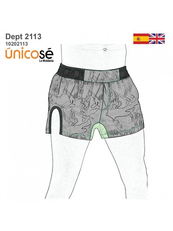 DEPORTE SHORT DE LUCHA HOMBRE 2113
