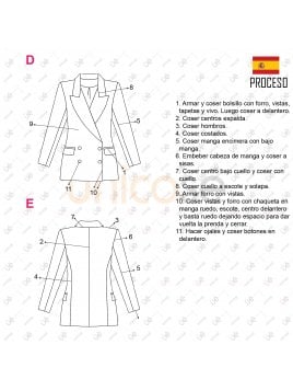 CHAQUETA BLAZER MUJER 2110