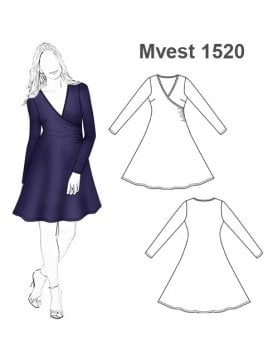 VESTIDO MANGA LARGA o CORTA  MUJER