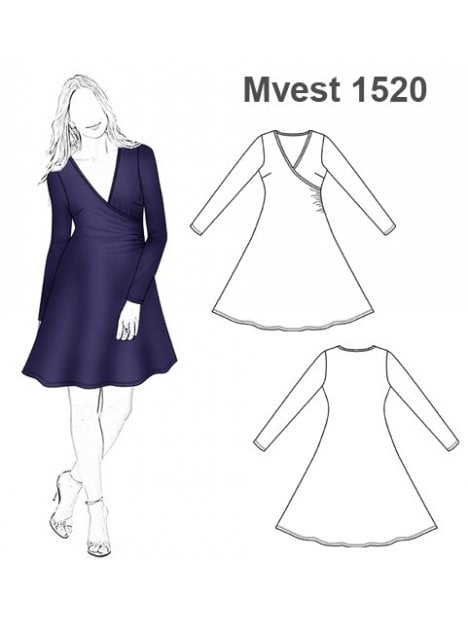 VESTIDO MANGA LARGA o CORTA  MUJER