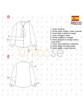 BLUSA CON CORBATA MUJER 2103