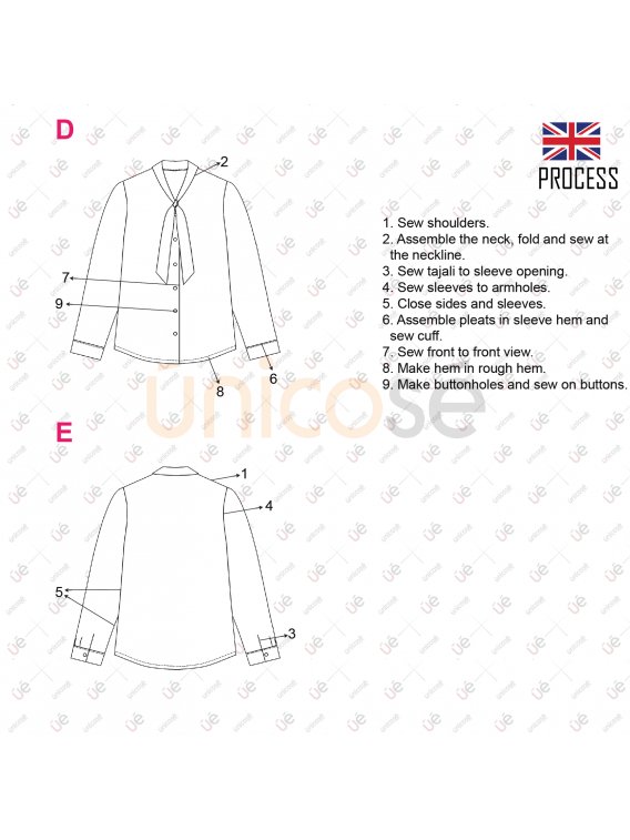 BLUSA CON CORBATA MUJER 2103