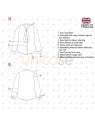 BLUSA CON CORBATA MUJER 2103