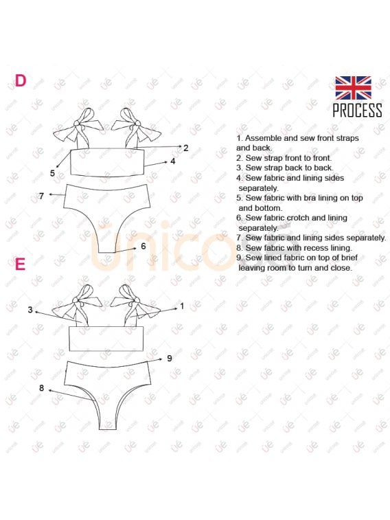 TRAJE DE BAÑO 2 PIEZAS MUJER 2104
