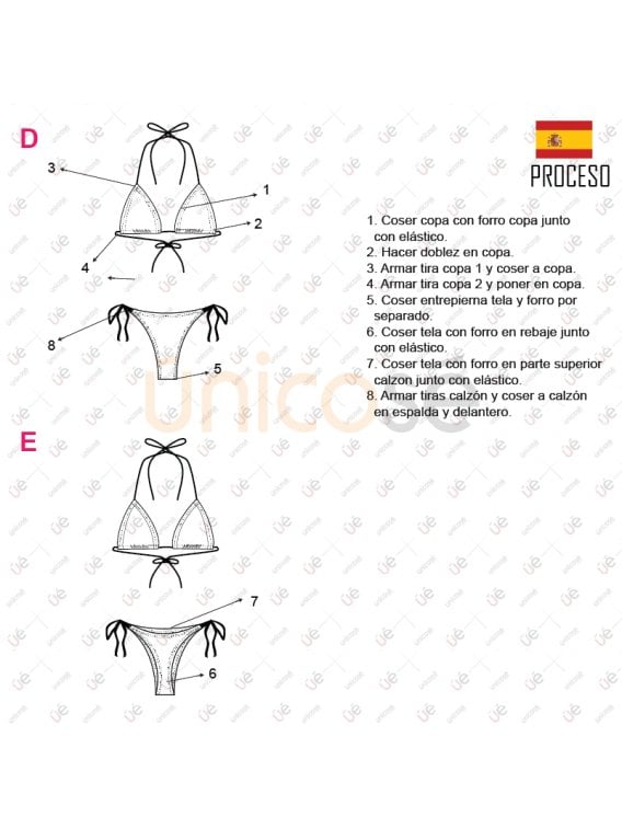 TRAJE DE BAÑO 2 PIEZAS MUJER 2105